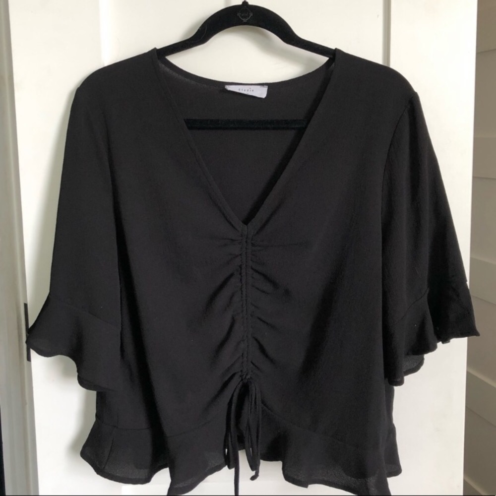 Elodie black blouse